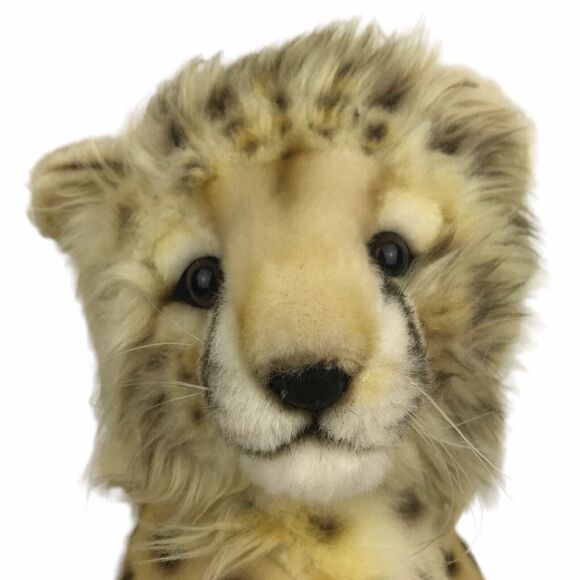 Hansa Cheetah Cub 13'' Plush 2010 Realistic Stuffed Animal Toy - Picture 3 of 13